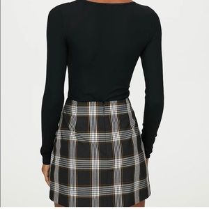 Aritzia Sunday Best Plaid Tartan Mini Skirt, 4